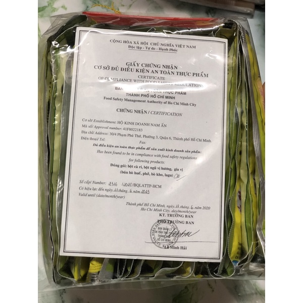 Gia vị nấu Bò Kho NAM ẤN