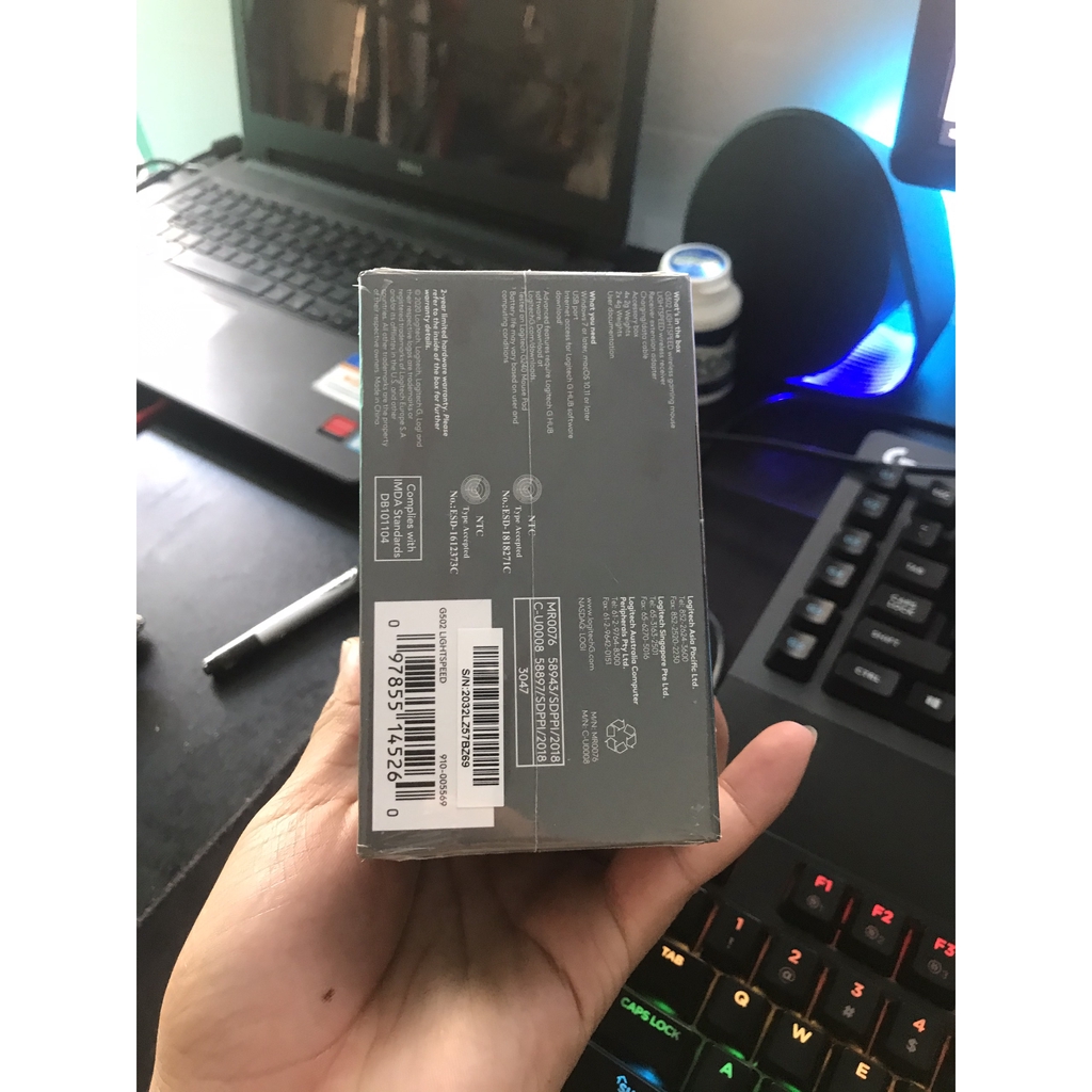Chuột Logitech G502 hero wireless hàng chính hãng LOGITECH