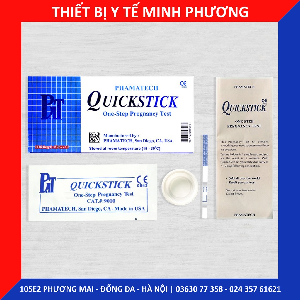 [CHÍNH HÃNG] Que thử thai QUICKSTICK Mỹ