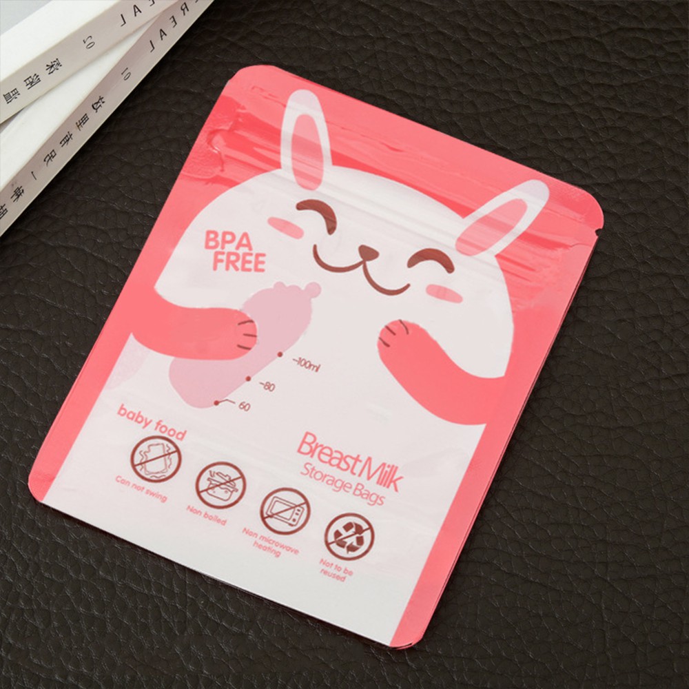 Set 30 Túi Đựng Sữa Mẹ Cho Tủ Lạnh - Cho Bé Mẫu Con Gấu