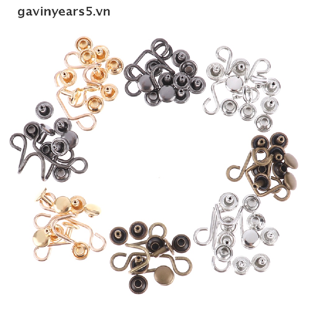 [Hàng mới về] Nút cài lưng quần không cần đóng đinh 27/ 32mm tùy chỉnh tiện dụng