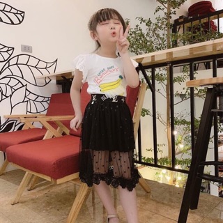 Áo cánh tiên hình chuối bé gái 9-15kg