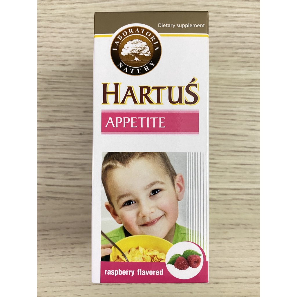 Siro ăn ngon cho bé Hartus Appetite - cho trẻ từ 6 tháng, 1, 2 tuổi giúp hết biếng ăn, ăn nhanh hơn