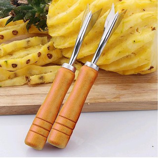 Dụng cụ gắp mắt dứa siêu tốc cán gỗ