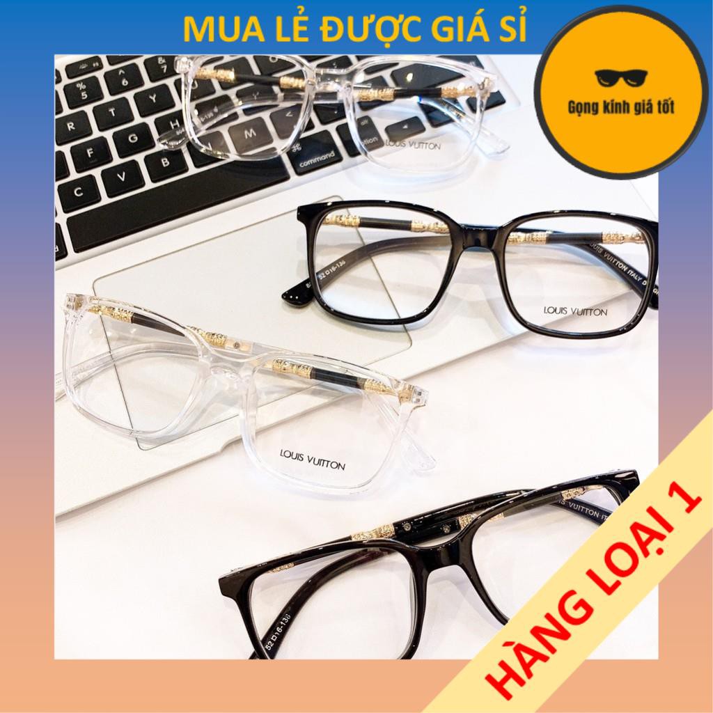 Gọng kính cận vuông A1014 phù hợp cả nam và nữ form mặt vuông, dài, góc cạnh kèm sẳn tròng 0 độ chống ánh sáng xanh