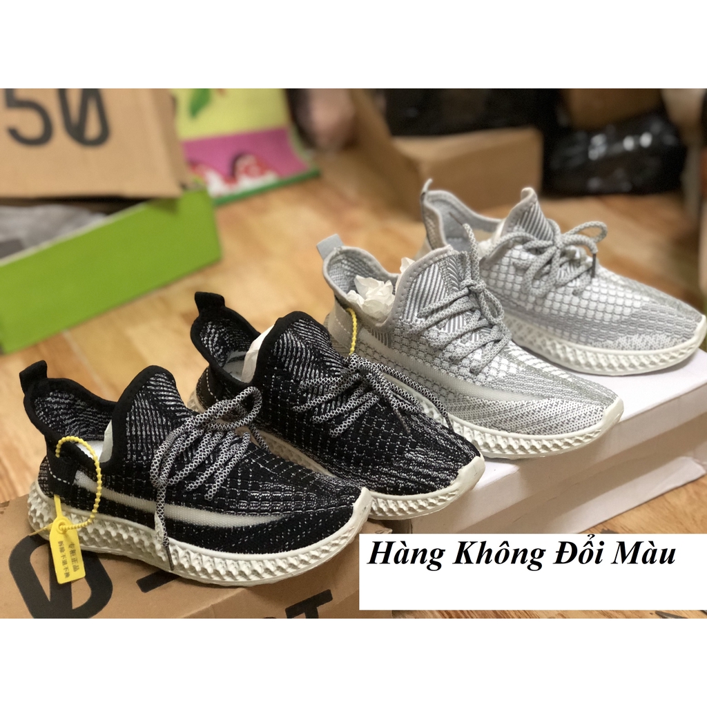 Giày Thể Thao Đế Cao Su Cách Điệu Sần Đế Ong Siêu Êm