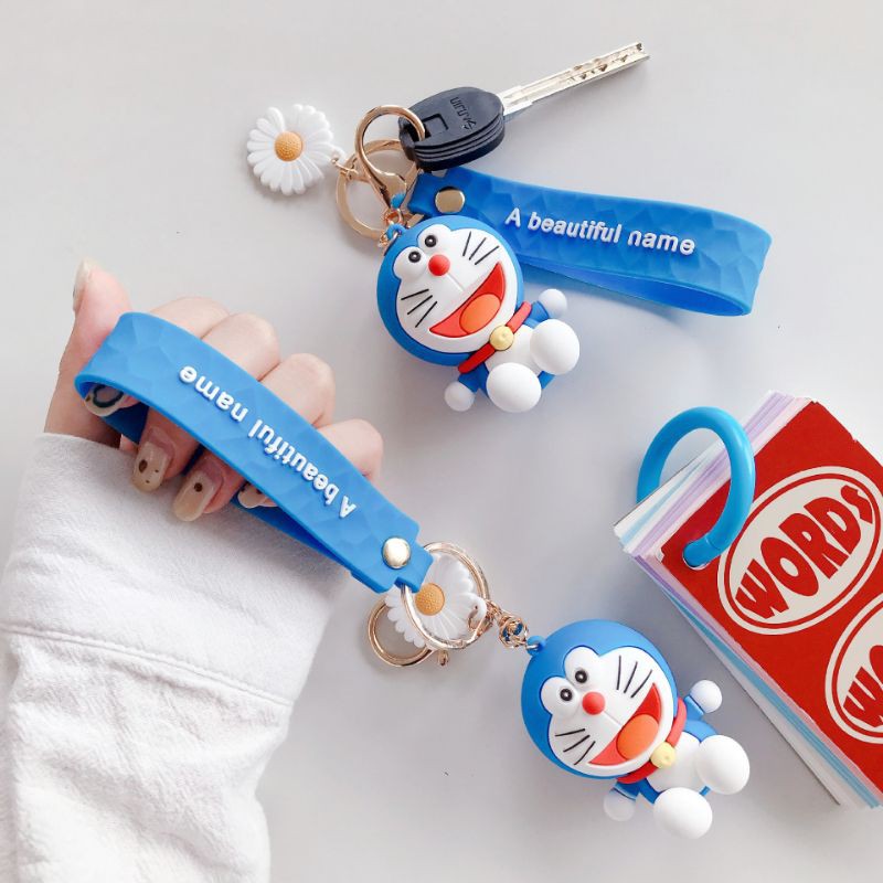 DÂY ĐEO MÓC KHÓA DORAEMON DOREMON SILICON TRENDY XINH XẮN