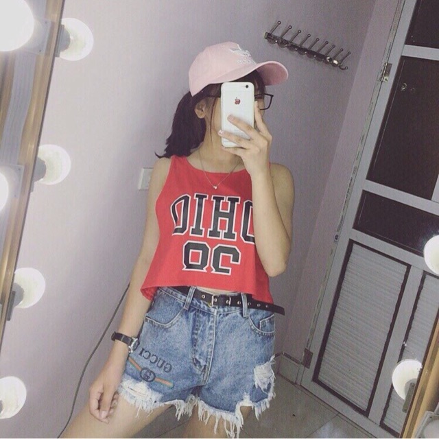Áo tanktop croptop thụng OHIO | BigBuy360 - bigbuy360.vn