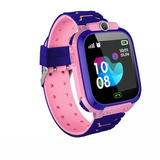 Đồng hồ định vị trẻ em Q12 2019 ( hàng nhập khẩu ) tặng 1 cục sạc nguồn màu hồng