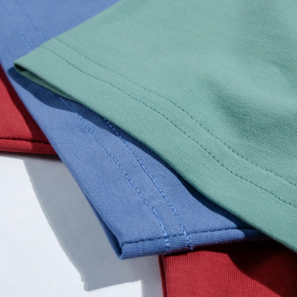 Áo thun trơn cổ tròn basic cotton dày không xù lông cực mềm mịn chất đẹp cao cấp Chiaro