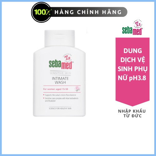 Dung Dịch Vệ Sinh Phụ Nữ Sebamed pH3.8