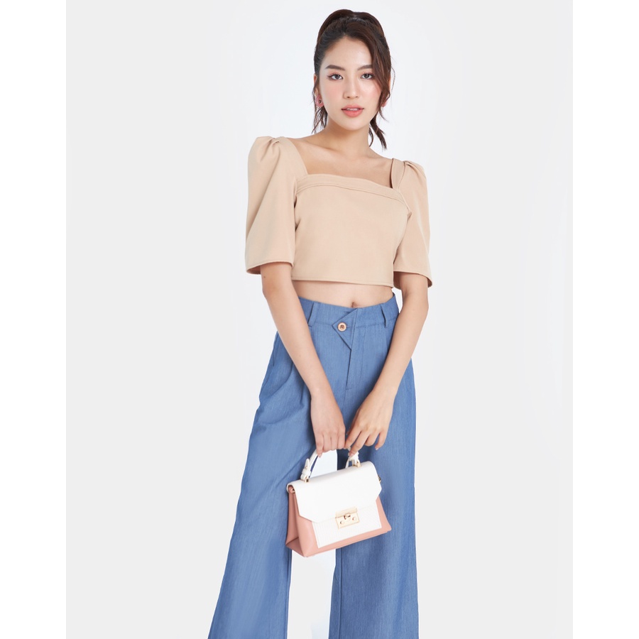 Áo Dáng JUNO Lửng Tay Lỡ JNAKI015