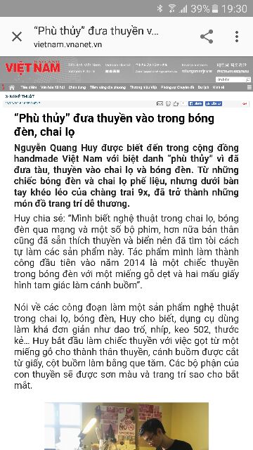 Hàng thủ công.Chiếc thuyền trong chai. | BigBuy360 - bigbuy360.vn