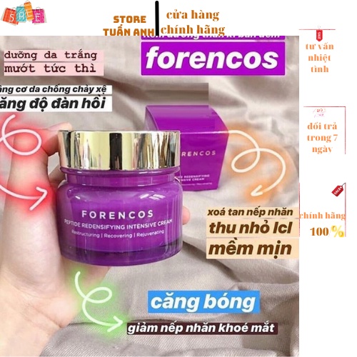 Kem Đêm FORENCOS Màu Tím Chính Hãng ,Trắng Sáng ,Tái Tạo Da , Mịn Màng,Phục Hồi Hư Tổn