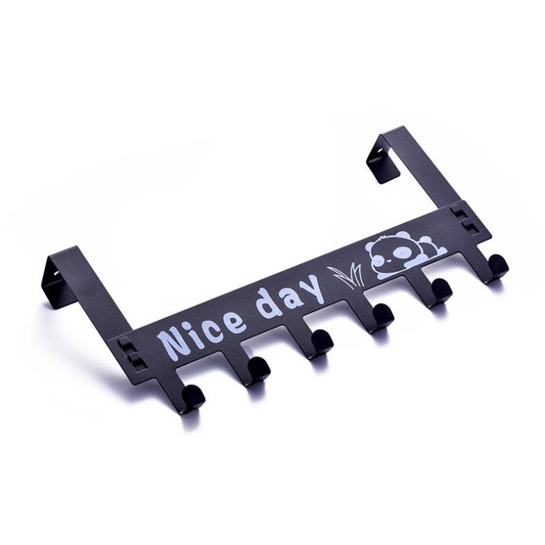 Móc Phía Sau Cửa Đa Năng, Bằng Thép Không Gỉ, Đa Năng, Tiện Lợi (Loại 6 móc) - K11