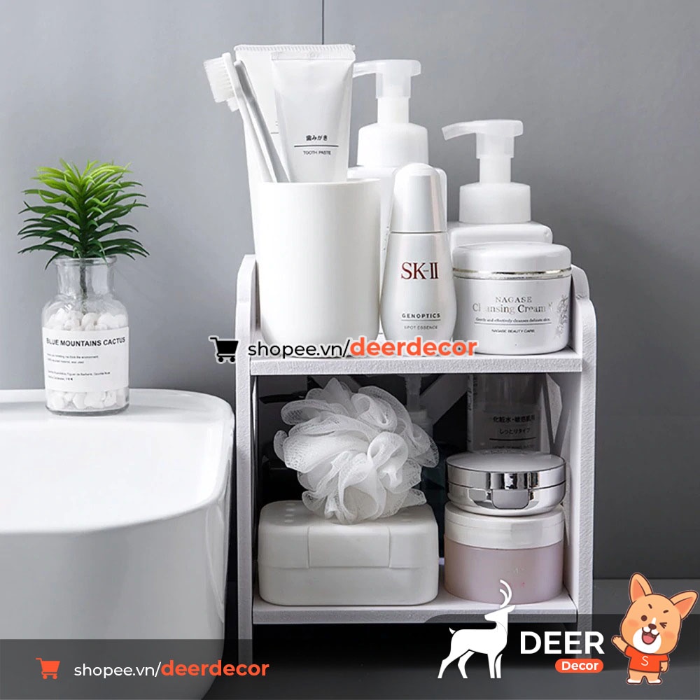 Kệ Trang Trí Để Mỹ Phẩm, Để Đồ Đa Năng Nhỏ Xinh - DEER DECOR