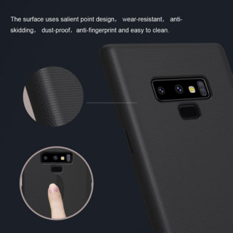 Ốp lưng Galaxy Note 9 hiệu Nillkin sần chính hãng - Tặng giá đỡ