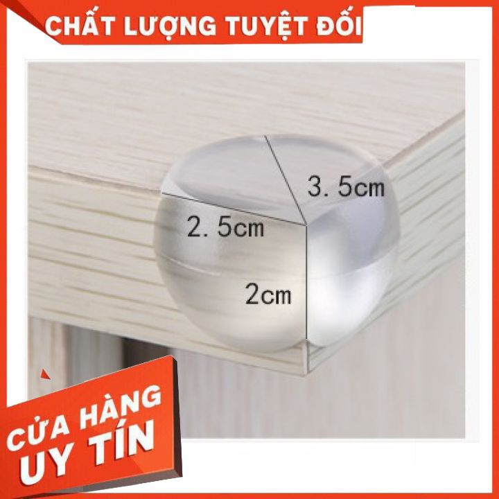 [SỐC-SALE]- Set 4 Miếng Bịt Góc Bàn, Bọc Cạnh Bàn Silicon Tránh Va Đập - An Toàn Cho Bé Và Người Già