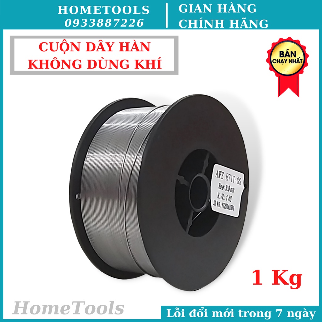 Cuộn dây hàn MIG không khí dùng cho máy hàn mini - mig 1 kg