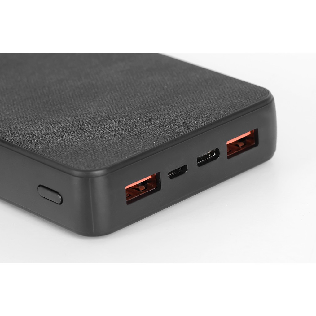 Pin sạc dự phòng Polymer 20.000mAh Type C PD QC3.0 Xmobile PowerBox P69D Đen