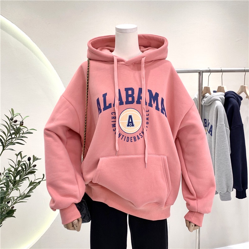 NRVP Áo Hoodie Dáng Rộng Thời Trang Hàn Quốc 2022 Dành Cho Nữ
