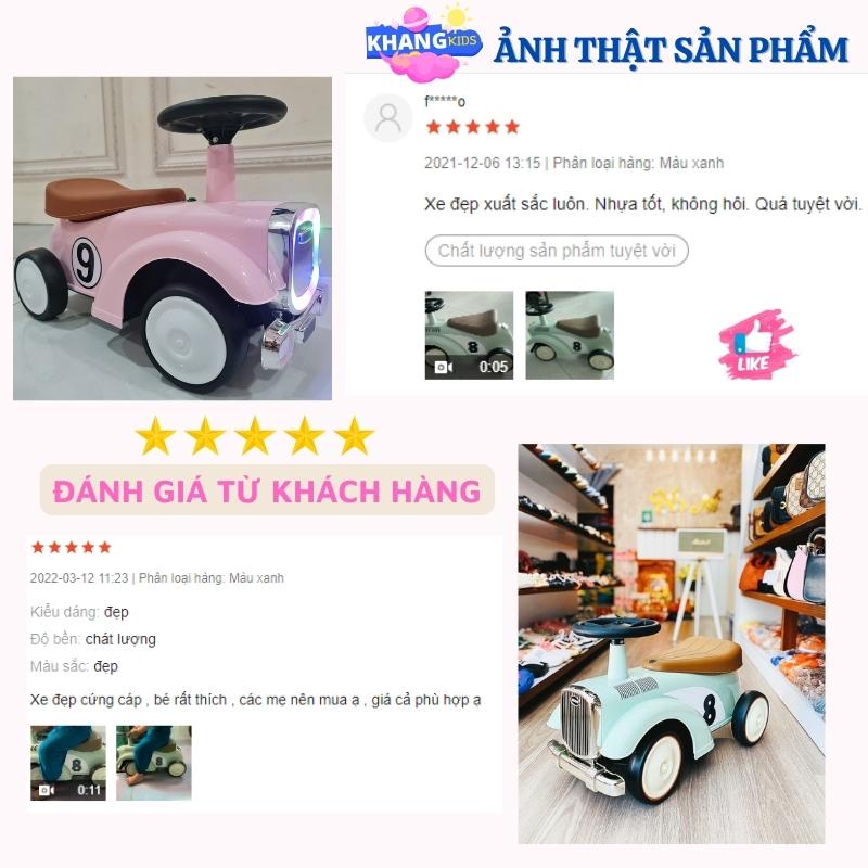 Xe chòi chân Umoo cho bé, Xe chòi chân cho bé có nhạc và đèn, Đồ chơi vận động hàng cao cấp KHANG KIDS