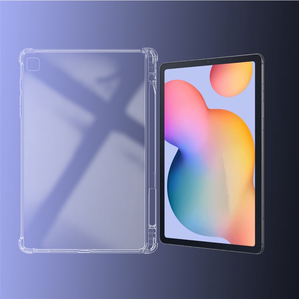 Ốp máy tính bảng trong suốt tpu cho Samsung galaxy tab s8 ultra s8+ s7 plus a7 s6 lite s7 fe p610 t860 t870 t307
