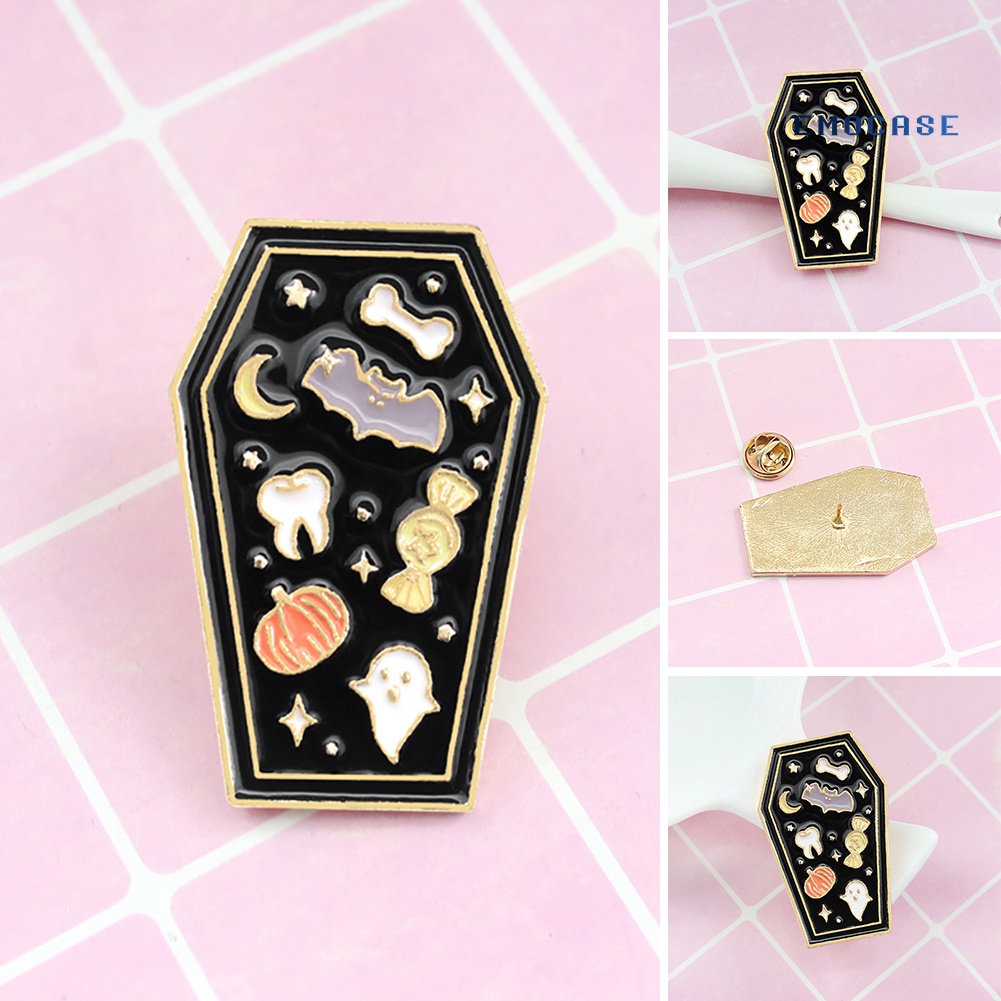 Trâm Cài Áo Hình Quan Tài Độc Đáo Phong Cách Halloween