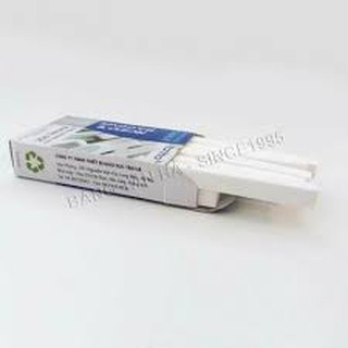 Phấn trắng vuông Tân Hà - Hộp 10 thanh dành cho bảng từ xanh