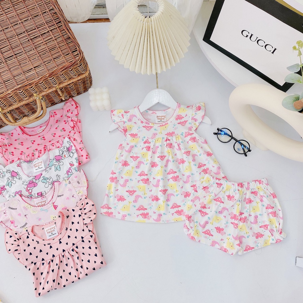 XẢ HÀNG HÈ ✓8-18kg✓ Bộ hè bé gái xuất nhật 3-7y mẫu mới 2023 BẢNG MÀU 1