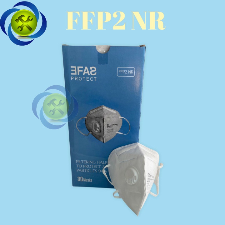 Khẩu trang trắng có van EFAS SA1510 (30 cái/ hộp)