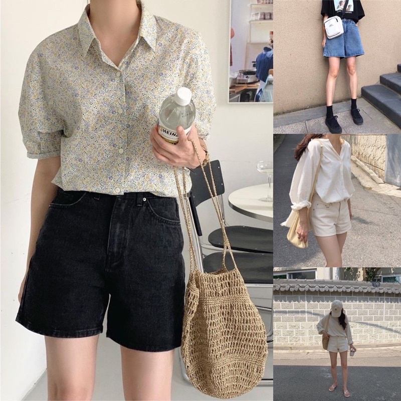 Quần short form boy lưng siêu cao | BigBuy360 - bigbuy360.vn