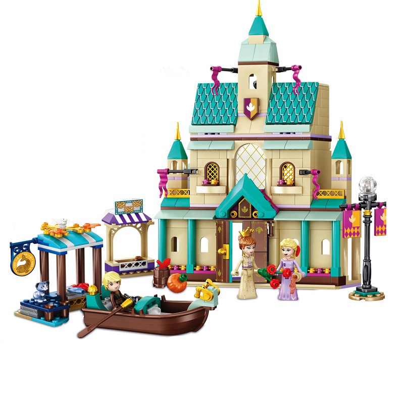 Đồ chơi Lắp ghép Mô hình Arendelle Village Princess Công Chúa Elsa SY1441