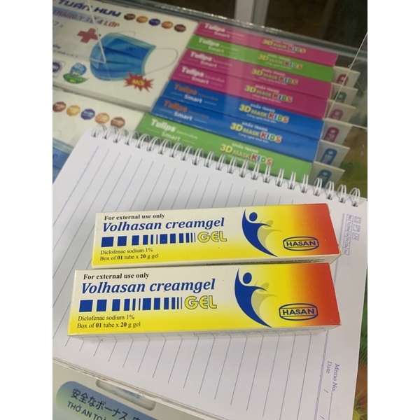 Kem bôi Volhasan creamgel 20g - Hỗ trợ giảm đau trong các chấn thương