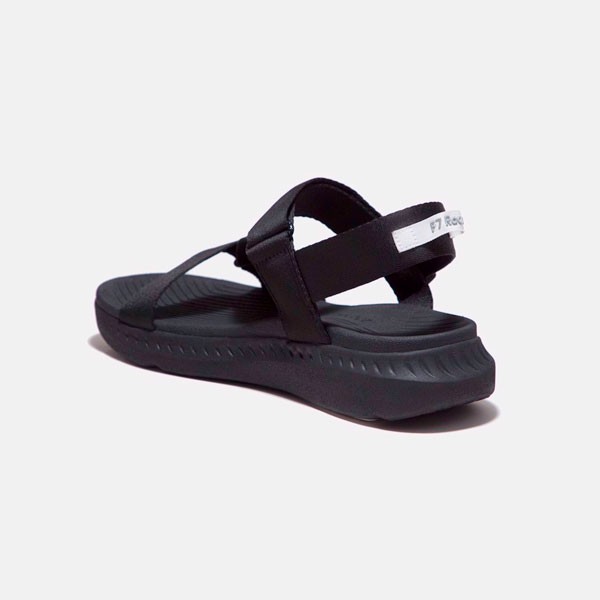 Sandal Shondo F7 Racing đế đen phối trắng quai đen F7R1010