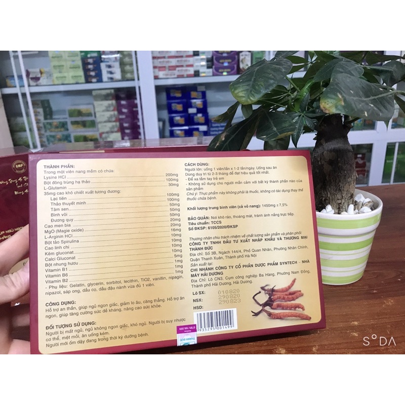 Đông trùng đại bổ_Thuốc đại bổ cho người mới ốm dậy,mát ngủ,suy nhược cơ thể,sức đề kháng kém