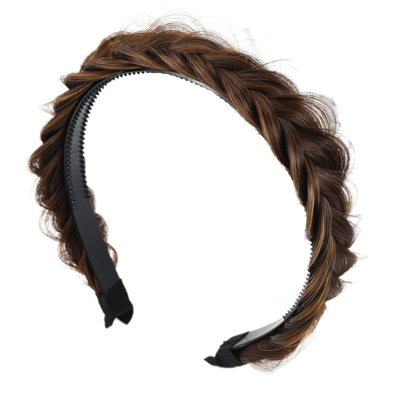 Băng Đô Bện Tóc Chống Trượt Kiểu Xương Cá