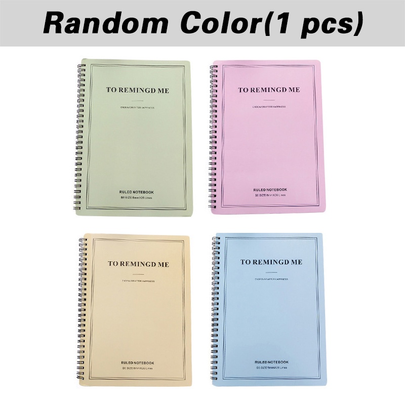 1 Sổ Tay Khổ A5 Bìa Nhiều Màu Sắc 60 Tờ