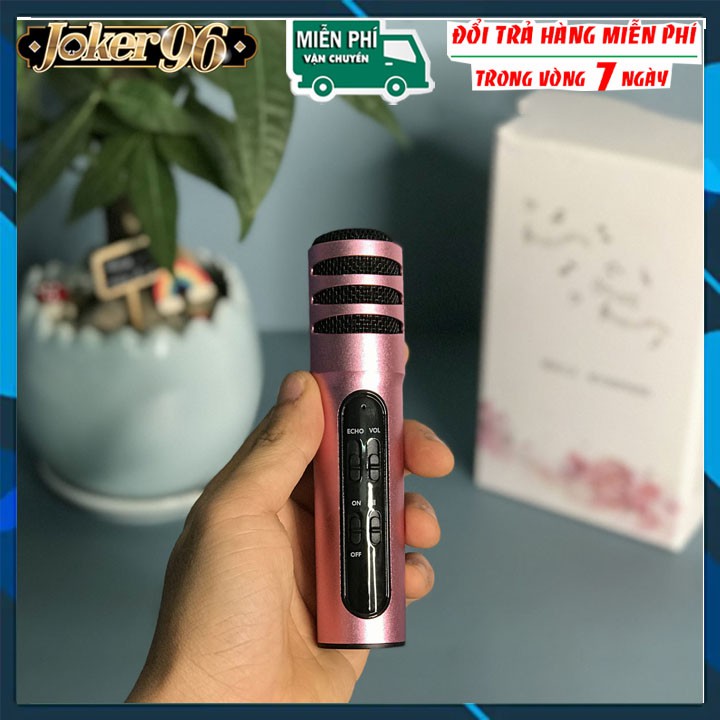 Micro thu âm Livestream C7, Mic hát karaoke thu âm siêu hay bảo hành lỗi 1 đổi 1