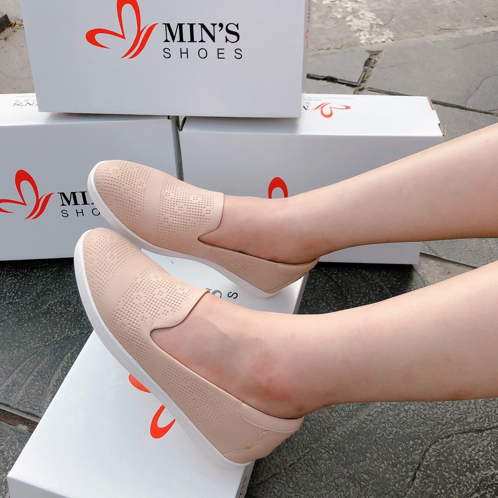 Min's Shoes - Giày Lười Da Thật GL44 KEM | BigBuy360 - bigbuy360.vn