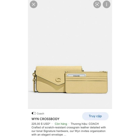 Túi coach siêu sang