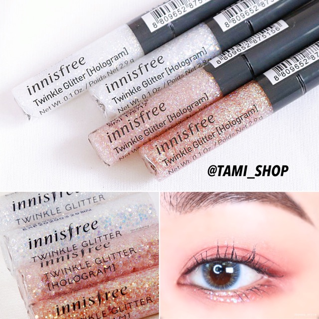NHŨ MẮT INNISFREE TWINKLE GLITTER KIM TUYẾN