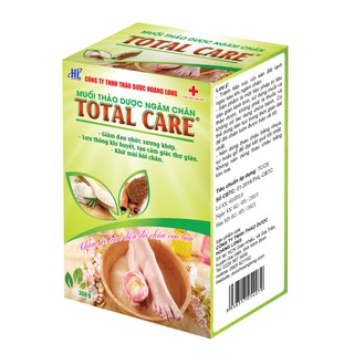 Combo 03 hộp Muối ngâm chân Thảo dược Total Care 350g