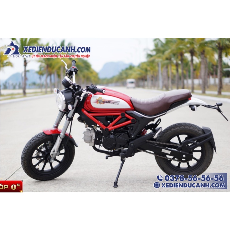Xe mô tô Bugati 50cc - côn tay - vành đúc - 2022