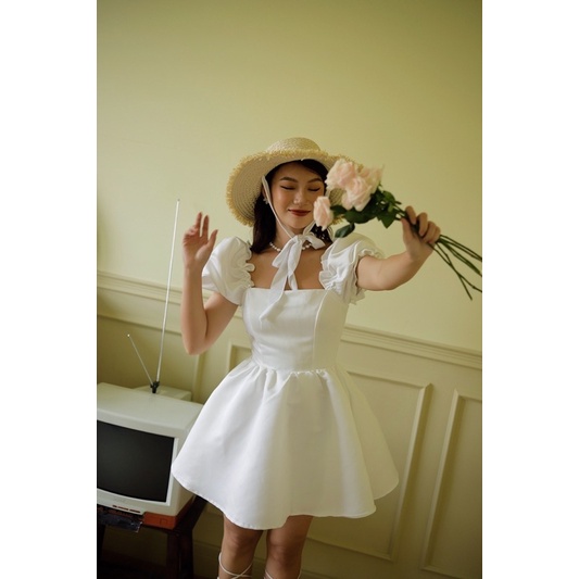 Đầm xoè trắng Aurore - Amélie