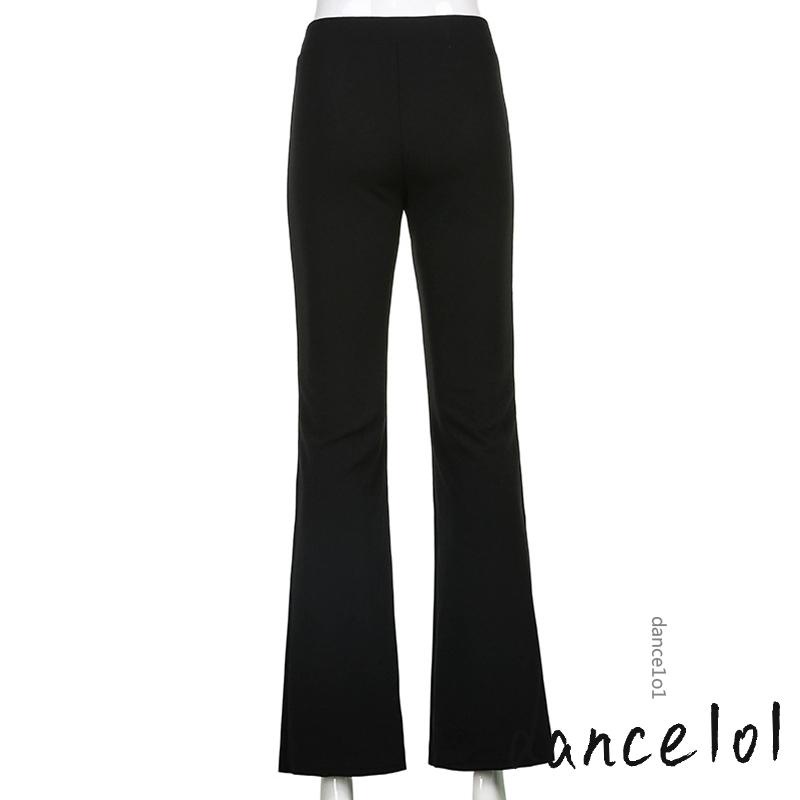 Quần Dài Nữ Nhảy Múa 1O1 Ống Loe Màu Trơn