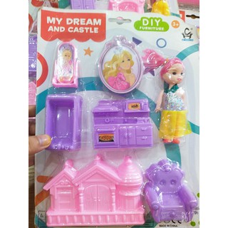 Bộ đồ chơi búp bê cho bé 3 tuổi