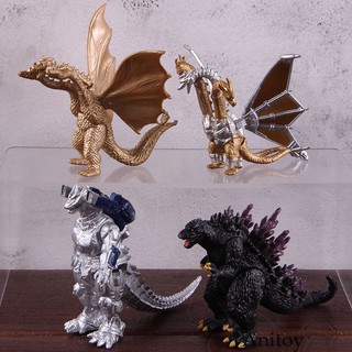 Đồ chơi hình King ghidorah godzillaed cho trẻ em, 4 miếng