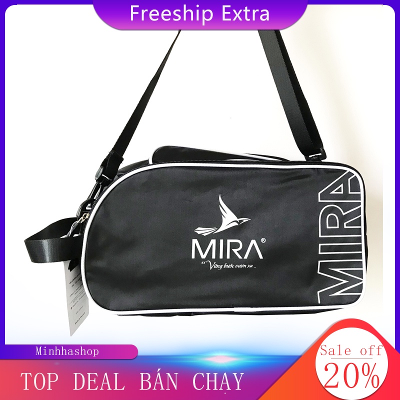 Túi thể thao 2 ngăn Mira (chuyên đựng giày, phụ kiện, đồ tập Gym) - Chính hãng