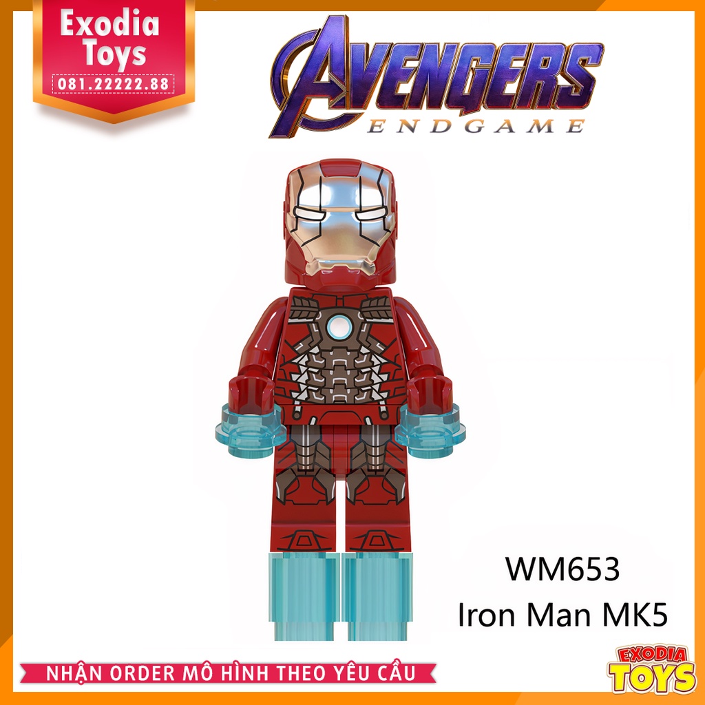 Xếp hình Minifigure Marvel Biệt đội Avengers cuộc chiến vô cực - Đồ Chơi Lắp Ghép Sáng Tạo - WM6055